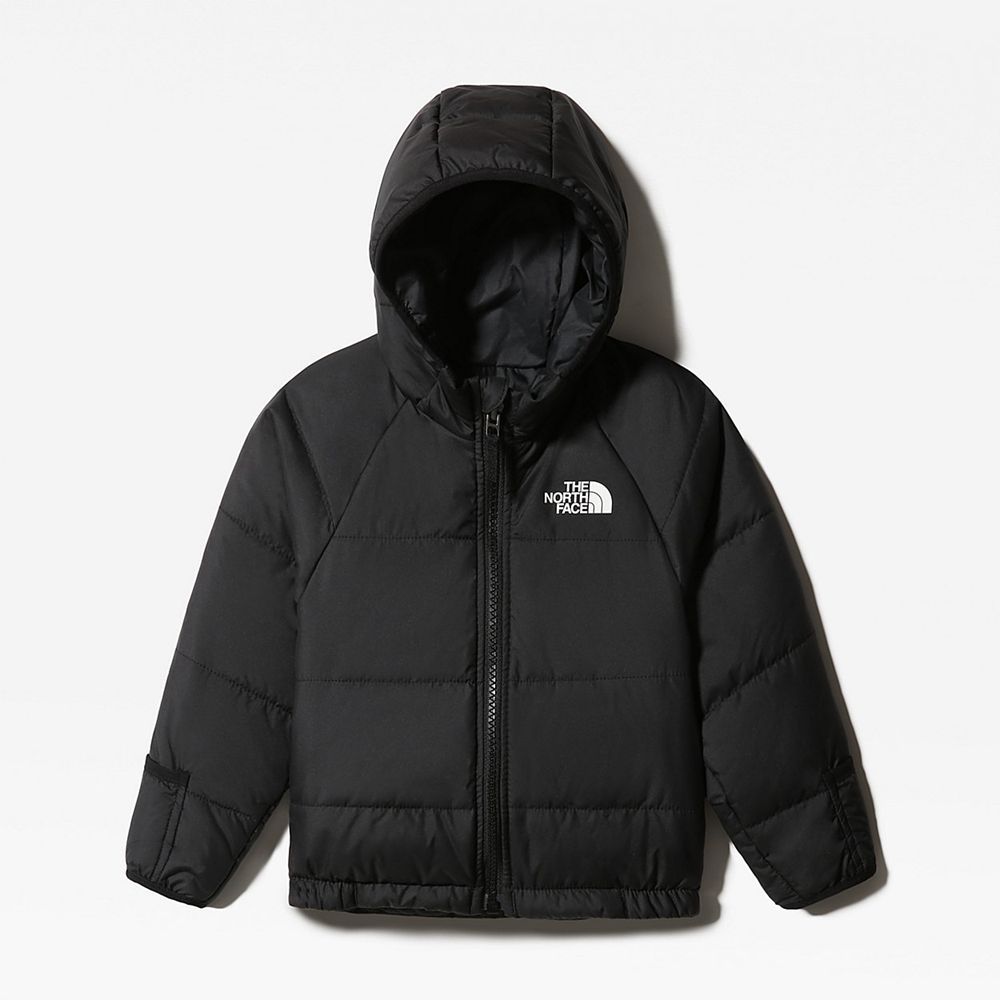 The North Face Waterproof Jackets Infant Australia - The North Face Reversible Perrito Black / Grey